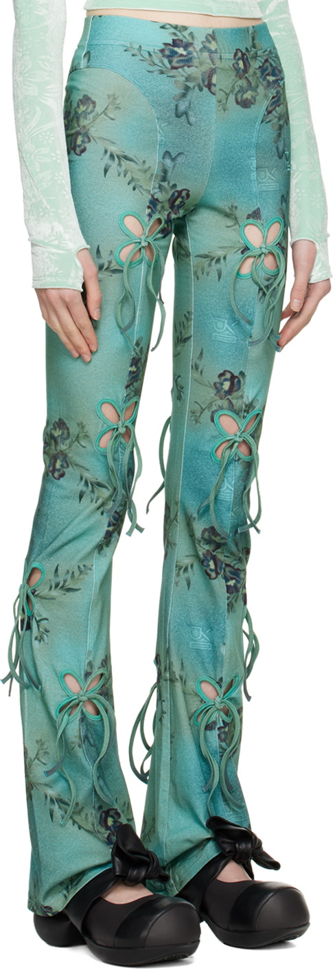 J.Kim Green Printed Lounge Pants