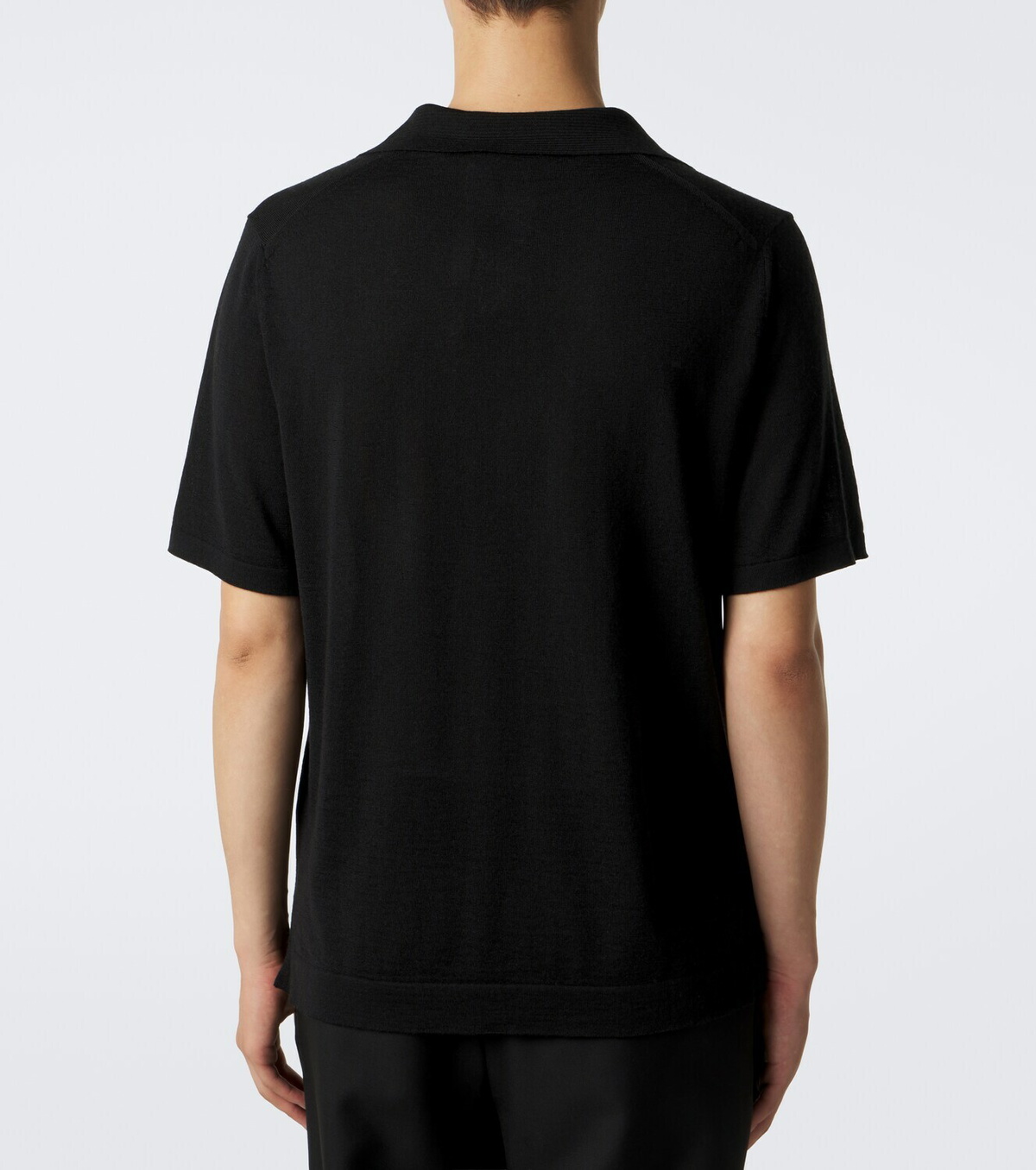 Saman Amel David cashmere and silk polo sweater
