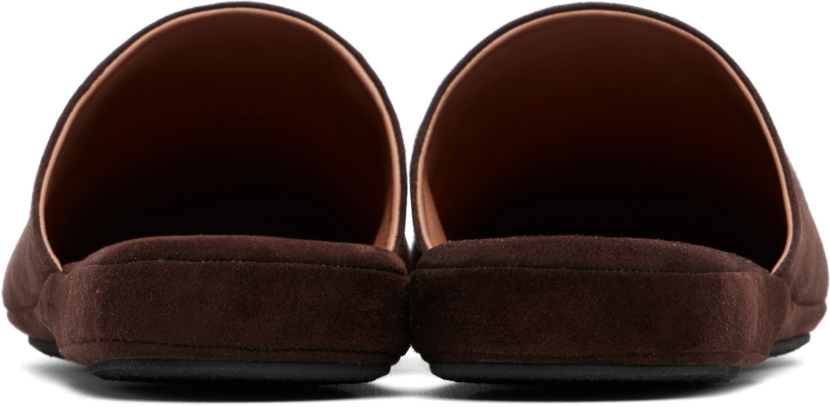 Calvin Klein Collection Brown Hugh Slippers
