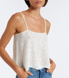 Chloé Pointelle cotton top