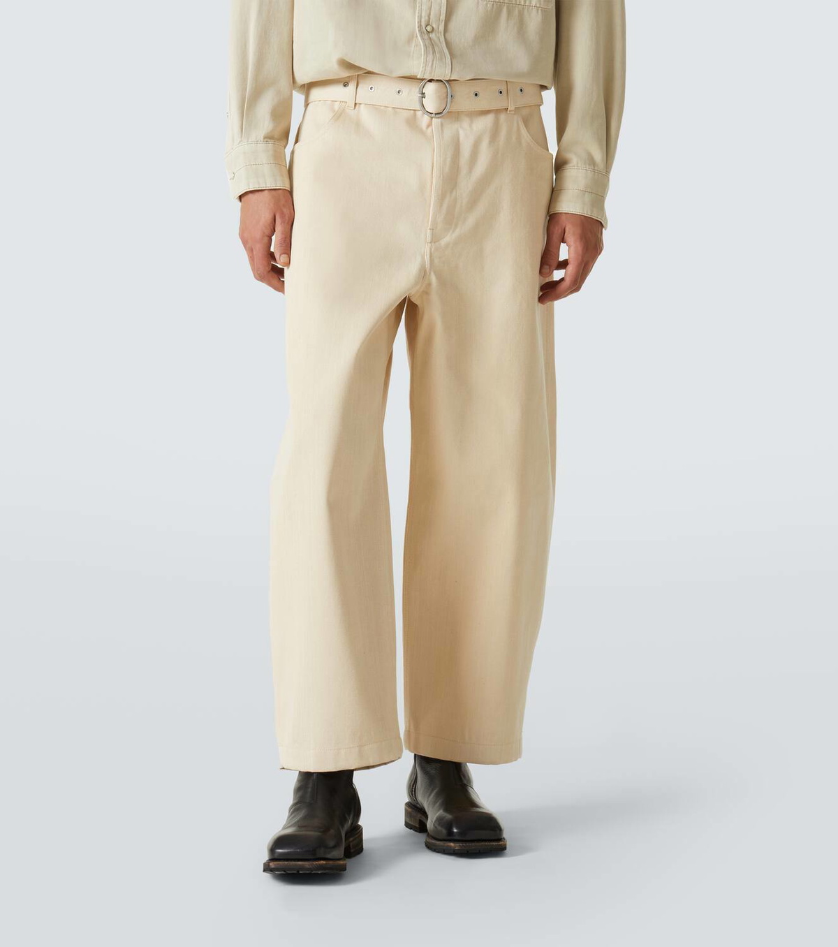 Jil Sander Belted wide-leg jeans Jil Sander