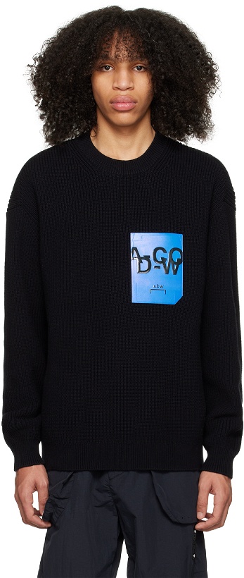 Photo: A-COLD-WALL* Black Patch Pocket Sweater