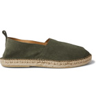 Frescobol Carioca - Suede Espadrilles - Green