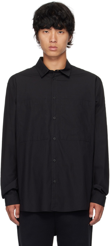 Photo: Moncler Black Patch Pocket Shirt