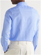 Connolly - Finamore 007 Cutaway-Collar Linen Shirt - Blue