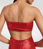 Dodo Bar Or Sequined maxi dress