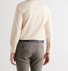 GUCCI - Slim-Fit Striped Washed-Cotton Shirt - Neutrals