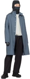 _J.L - A.L_ Blue Split Trench Coat