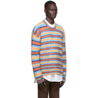 Wooyoungmi Multicolor Alpaca and Mohair Stripe Sweater