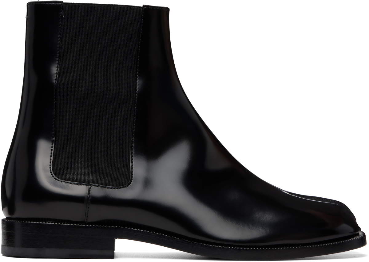 Maison Margiela Black Tabi Chelsea Boots