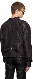 Juntae Kim Black Pourpoint Jacket