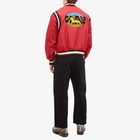 Daily Paper Men's Peregia Varsity Jacket in Jester Red/Black