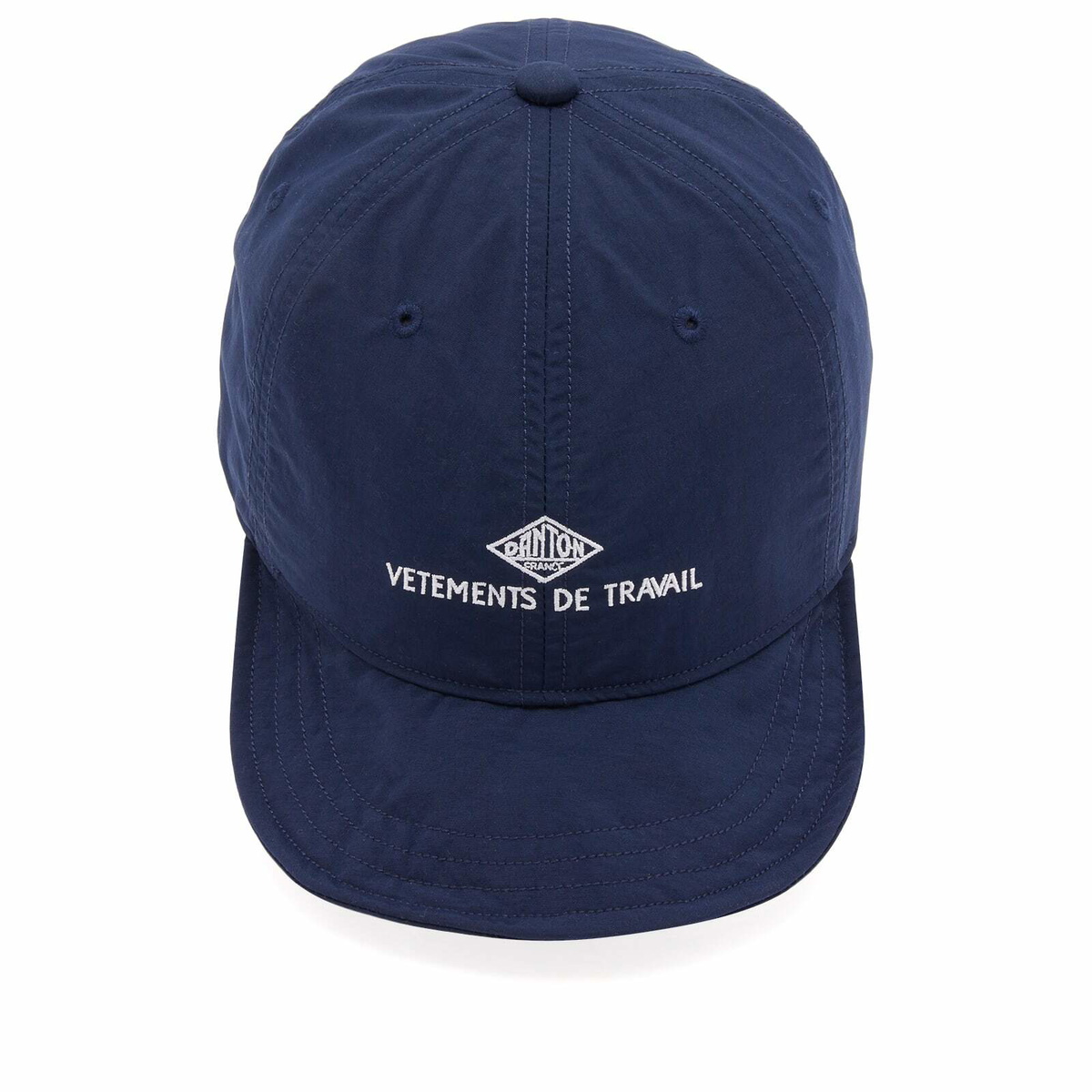 Danton Men's Nylon Taffeta 6 Panel Cap in Navy Danton