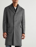 Incotex - Incotex Montedoro Brushed Wool-Blend Coat - Gray
