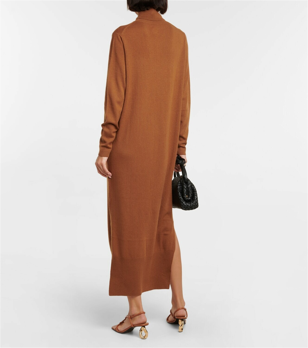 Jardin des Orangers Wool and cashmere sweater maxi dress