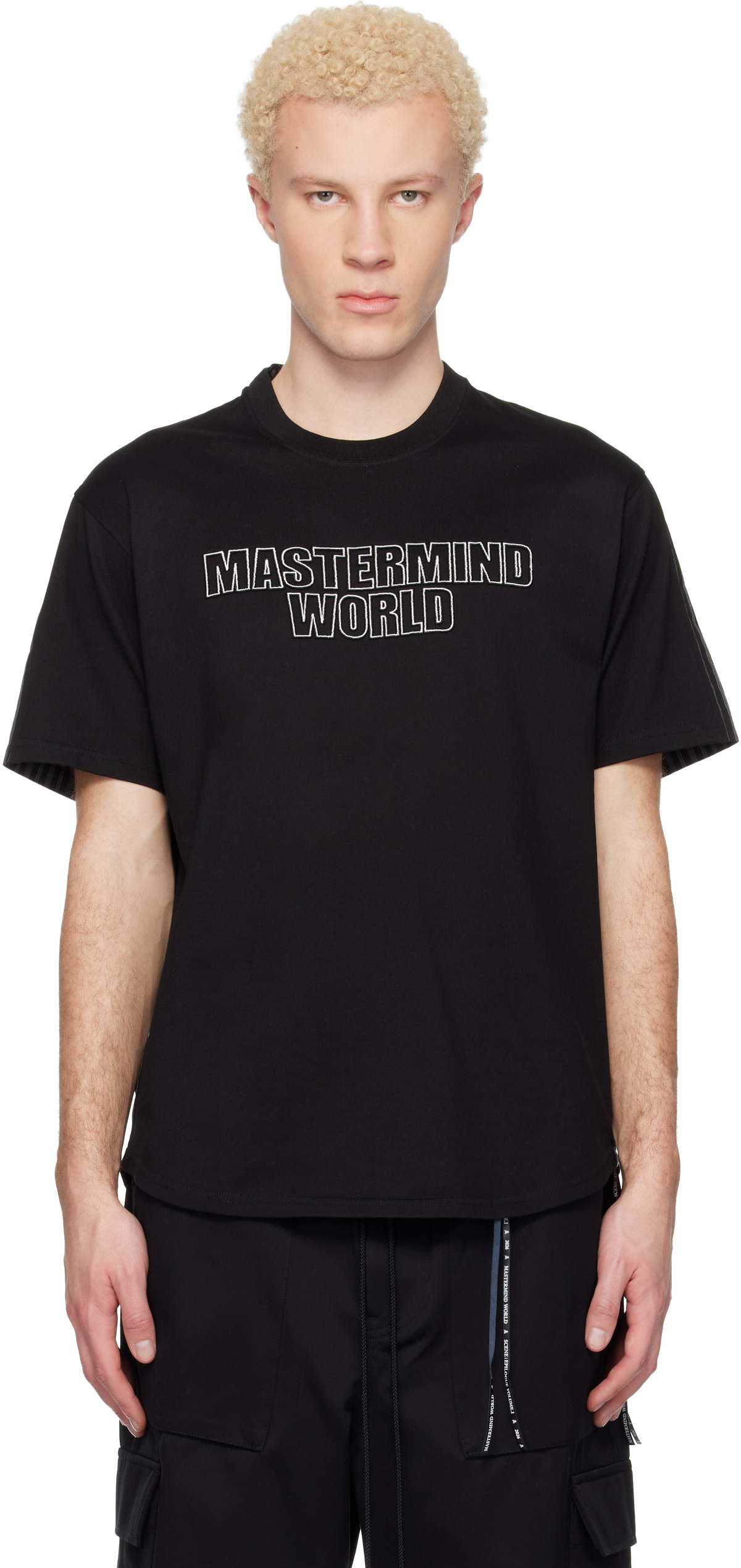 MASTERMIND WORLD Men's x Umbro Short Sleeve Game Shirt in Black