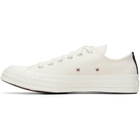 COMME des GARÇONS PLAY Off-White Converse Edition Chuck 70 OG Single Heart Sneakers