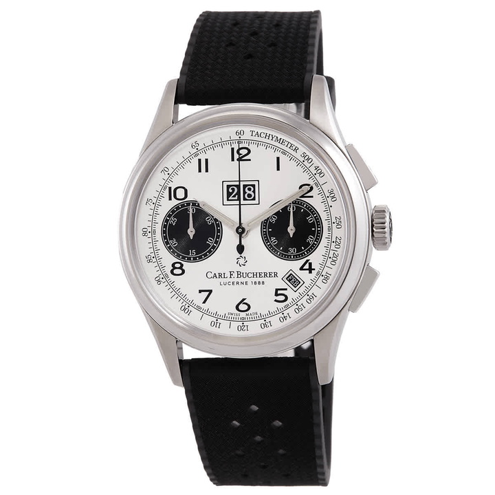 Photo: Carl F. Bucherer Heritage Chronograph Automatic Silver Dial Unisex Watch 00.10803.08.12.01