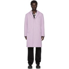 Saturdays NYC Purple Wool Morgan Coat