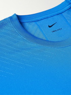 Nike Training - Logo-Print Perforated Dri-FIT T-Shirt - Blue