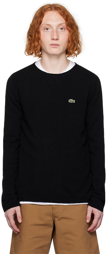 Photo: Comme des Garçons Shirt Black Lacoste Edition Sweater