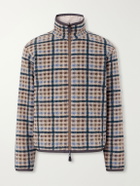 Moncler Grenoble - Reversible Checked Shell-Trimmed Fleece Padded Jacket - Multi