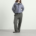 Gramicci Women's Checkered Shell Jacket in Navy Check