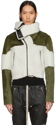 Rick Owens Off-White Shearling Keith Jacket