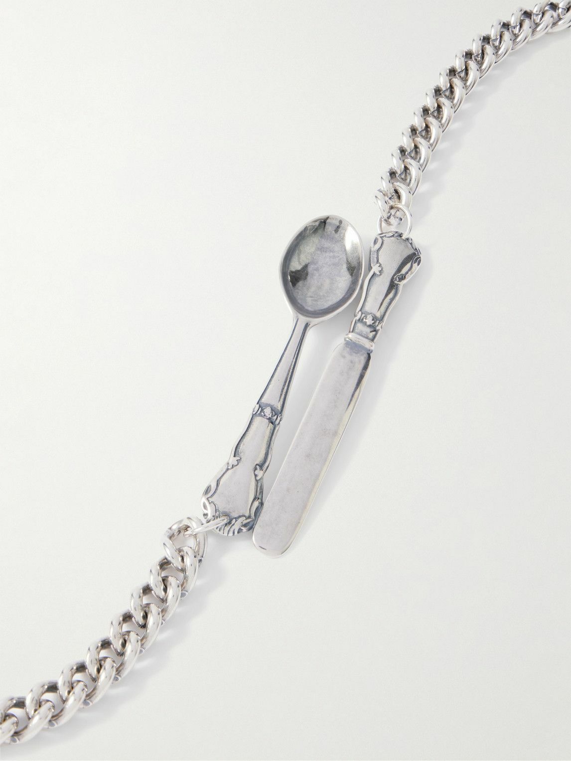 Enfants Riches Déprimés - Spoon and Knife Silver Necklace