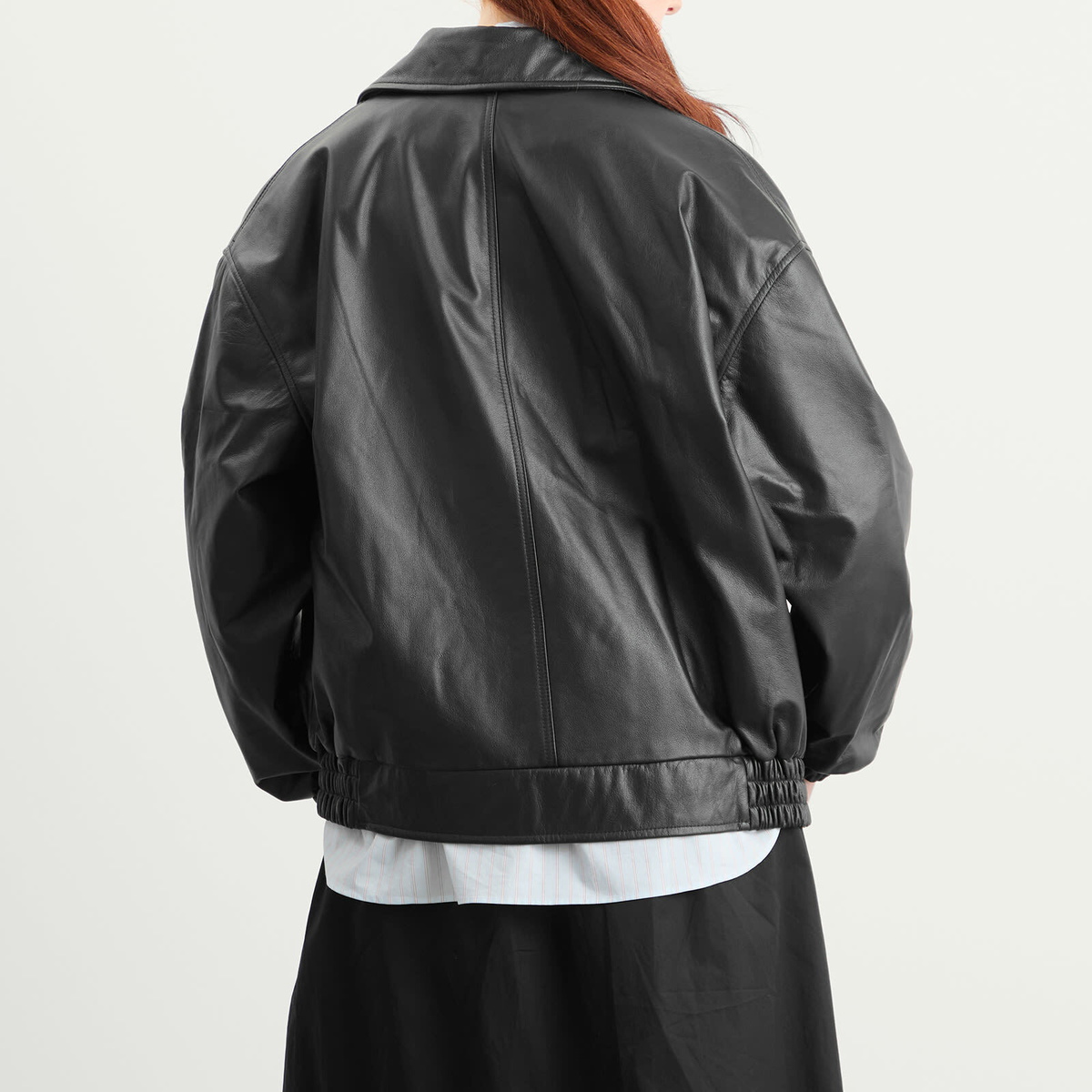 Kijun Women's Leather Jacket in Black 