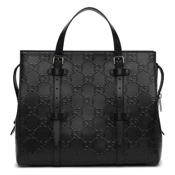 Photo: Gucci Black Gucci Signature Weekender Tote