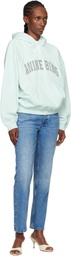 ANINE BING Green Harvey Hoodie