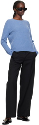 Guest in Residence Blue Light Rib Sweater