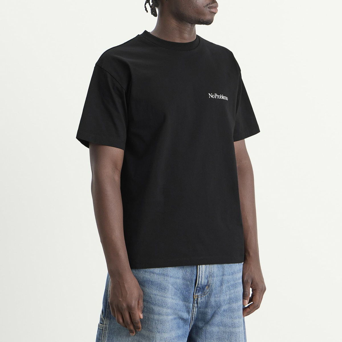 No Problemo Men's Space Block SS T-Shirt in Black