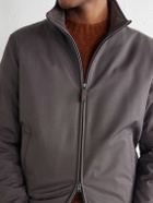 Herno - Padded Twill Bomber Jacket - Brown