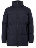 Herno Laminar - Laminar GORE-TEX® WINDSTOPPER® Quilted Down Jacket - Blue