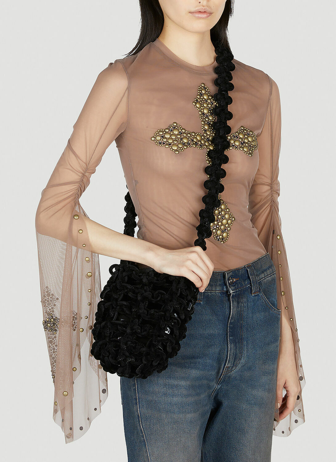 KARA Knot Tech Pouch Shoulder Bag