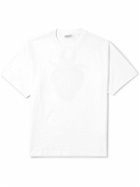 Burberry - Logo-Print Cotton-Jersey T-Shirt - White