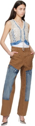 Andersson Bell Brown & Blue Re-Make Carpenter Jeans