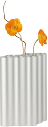 Vitra Silver Medium Nuage Vase