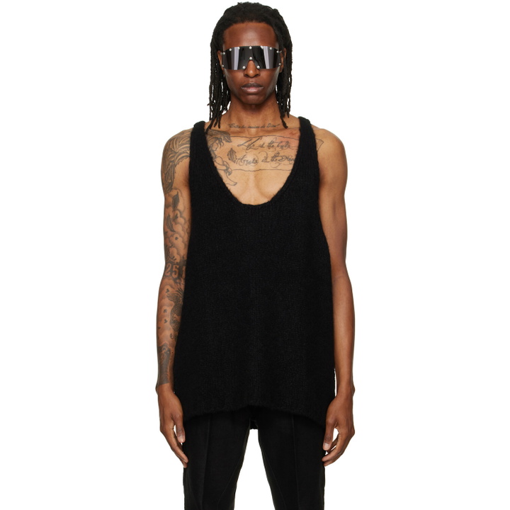 Photo: Rick Owens Black Tower Pony Tank Top