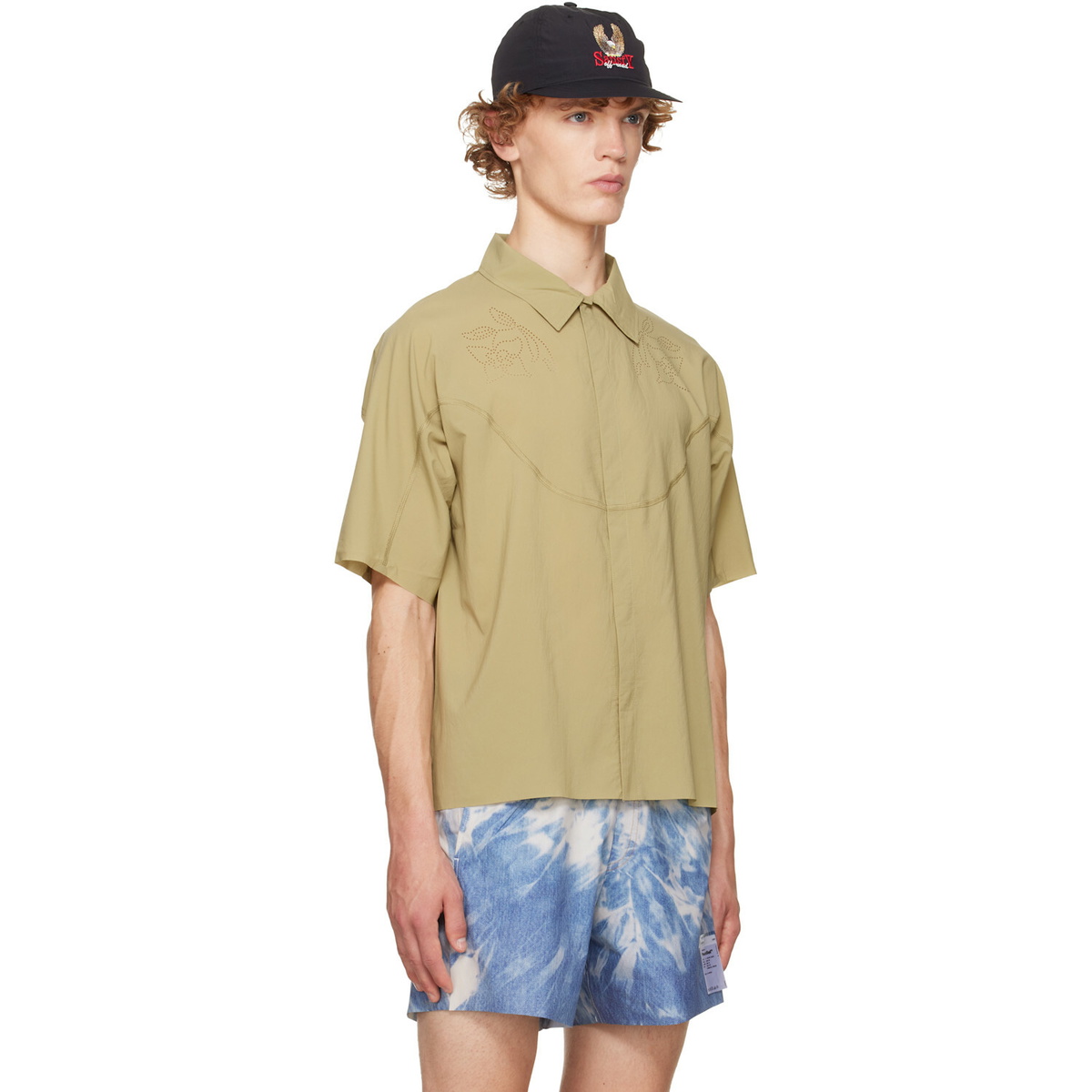 Satisfy Khaki PeaceShell River Short Sleeves Shirt