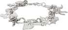 Marland Backus Chrome Charm Bracelet