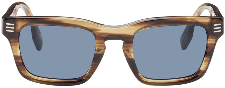 Photo: Burberry Brown Stripe Square Sunglasses