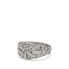 Tom Wood Small Quilt Ring in Silver