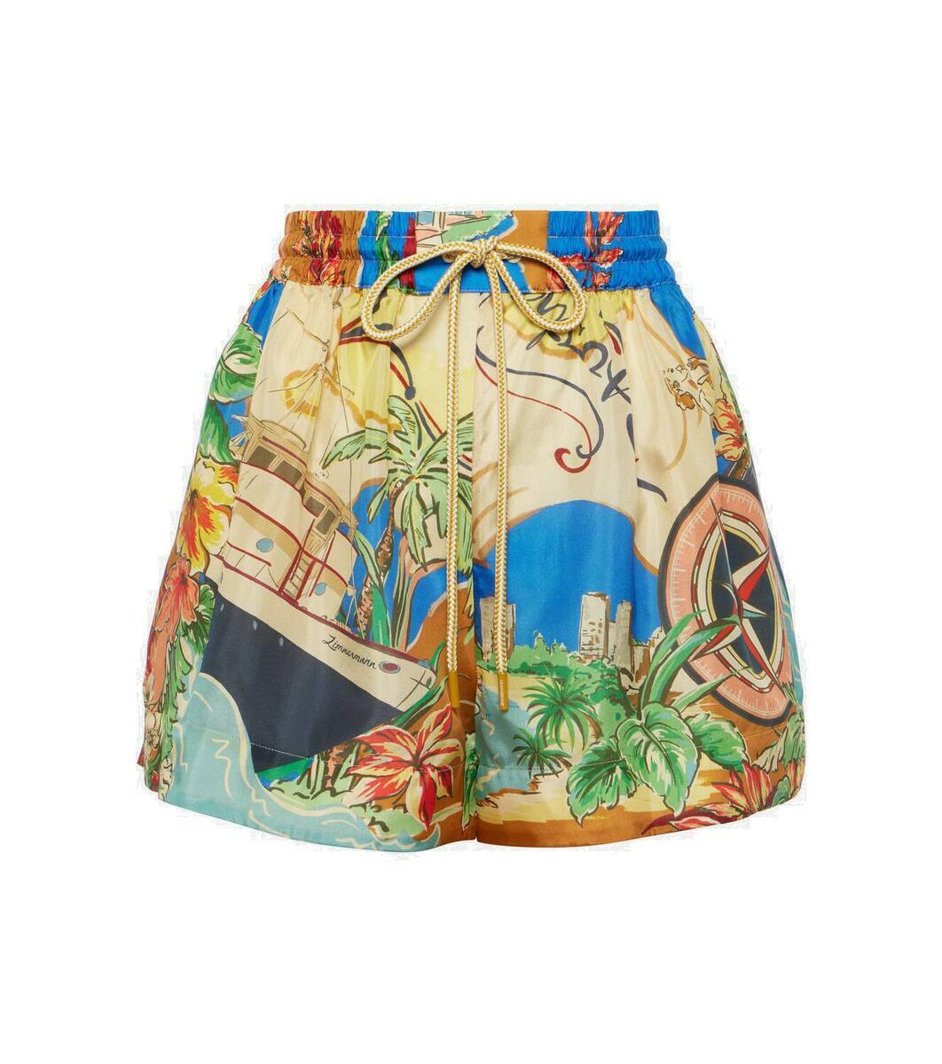 Zimmermann Alight printed silk shorts Zimmermann