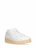 JIL SANDER - Classic Low Leather Sneakers