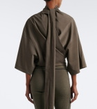 Jacquemus Havana tie-detail wool top