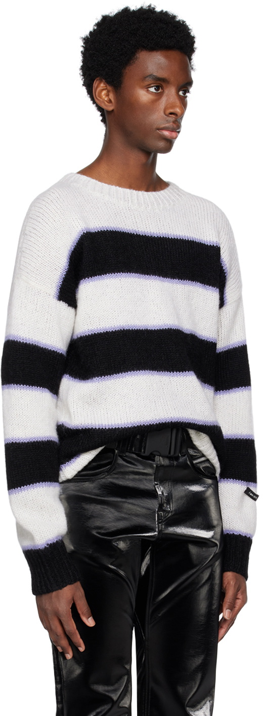 99%IS- White & Black 'N' Sweater