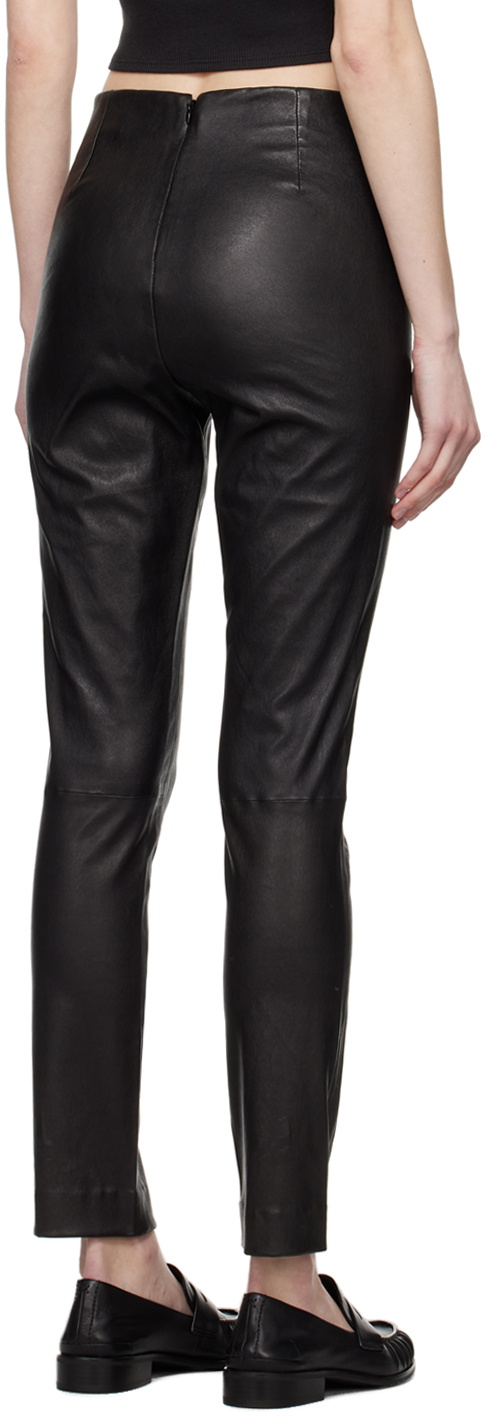 rag & bone Black Simone Leather Pants